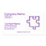 Jigsaw Cutout Business Card
