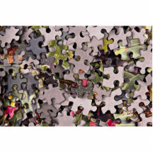 Jigsaw puzzle background acrylic cut outs