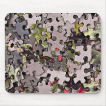 Jigsaw puzzle background mouse pads