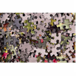 Jigsaw puzzle background acrylic cut outs