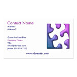 Jigsaw Puzzle Cutout Business Card