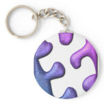 Jigsaw Puzzle Piece Keychain