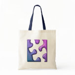 Jigsaw Puzzle Piece Tote Bag