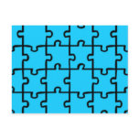 Jigsaw Puzzle Pieces Pattern 3 postcards