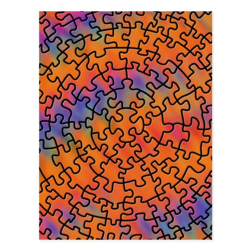 Jigsaw Puzzle Postcard Zazzle