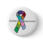 Jigsaw ribbon, button