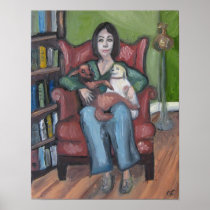 Jill and Her Dogs Posters