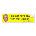 Jim Gibbons bumper stickers