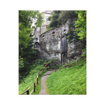 Jim's Castle Stretched Canvas Print