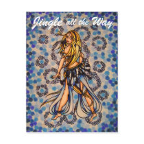 Jingle belly dance postcards