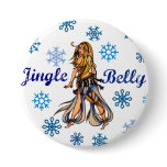 Jingle Belly Dancer Pinback Button