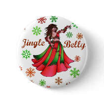 Jingle Belly Dancer Original Art Buttons
