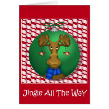 Jingle Moose Card