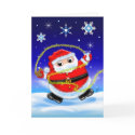 Jinglz™ Jingle Bell Santa greeting card
