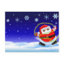 Jinglz™ Jingle Bell Santa postcard