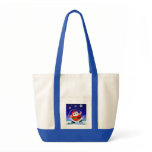 Jinglz™ Jingle Bell Santa  tote bag