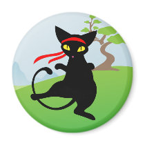 Jinx the Cat: Miao-Fu Magnet