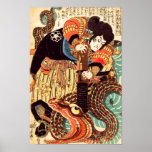 Jiraiya and Snake posters