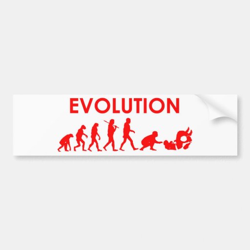 Jiu Jitsu Evolution Bumper Stickers
