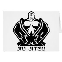 Jiu Jitsu - The Fighter Prepares Greeting Cards