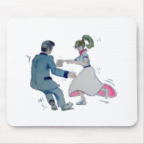 Jive Fun! swing dancing rock and roll Mouse Pad
