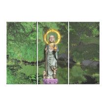 Jizo canvas canvas print