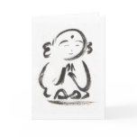 Jizo the Monk Blank Greeting Card