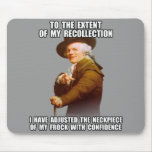 Jjoseph Ducreux Archaic Rap Poppin' Neckpiece Mouse Pad