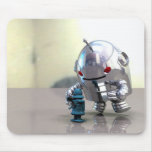Jo Bot VS Little Blue Bot Mousepad