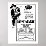 Joan Crawford Rose-Marie silent movie advertisemen posters