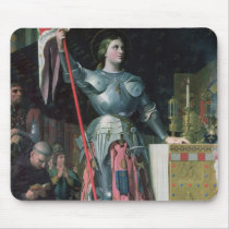 Joan of Arc  at the Coronation of King Charles Mousepads