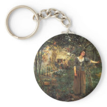 Joan of Arc by Jules Bastien Lepage Keychain