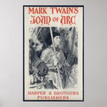Joan of Arc Mark Twain Posters