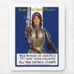Joan of Arc Saved France -- WWI mousepads