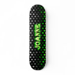 Joanne green fire Skatersollie skateboard.