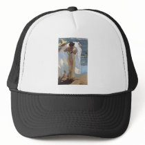 Joaquín Sorolla y Bastida After The Bath Mesh Hat