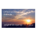 Job 22:28 Inspirational Wallet Cards business cards