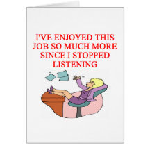 JOB joke Card