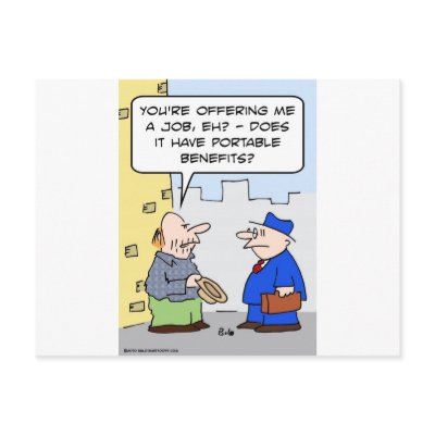 job portable benefits post card by rexfmay