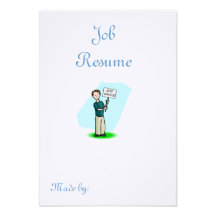 Job Wanted Resume Personalized Invite