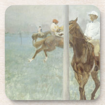Jockeys Before the Race by Edgar Degas Coasters