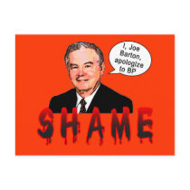 Joe Barton SHAME T-shirts, Buttons Postcards
