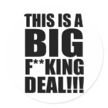 Joe Biden Big Deal F-bomb stickers