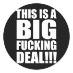 Joe Biden Big Deal F-bomb stickers