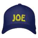JOE embroidered hats