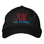 Joe The Plumber Embroidered Hat embroidered hats
