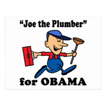 Joe the Plumber for Obama Post Cards