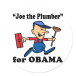 Joe the Plumber for Obama stickers