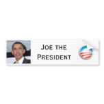 Joe the President bumper stickers