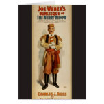 Joe Weber's Burlesque of The Merry Widow cards